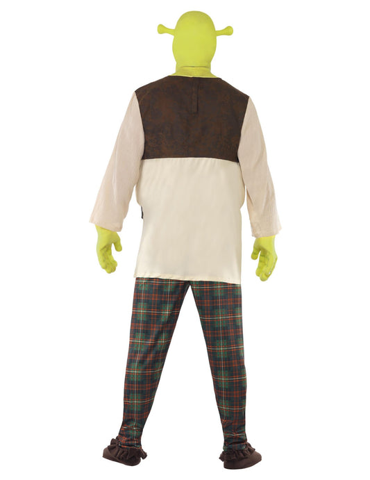 Vue de dos du déguisement Shrek pour homme