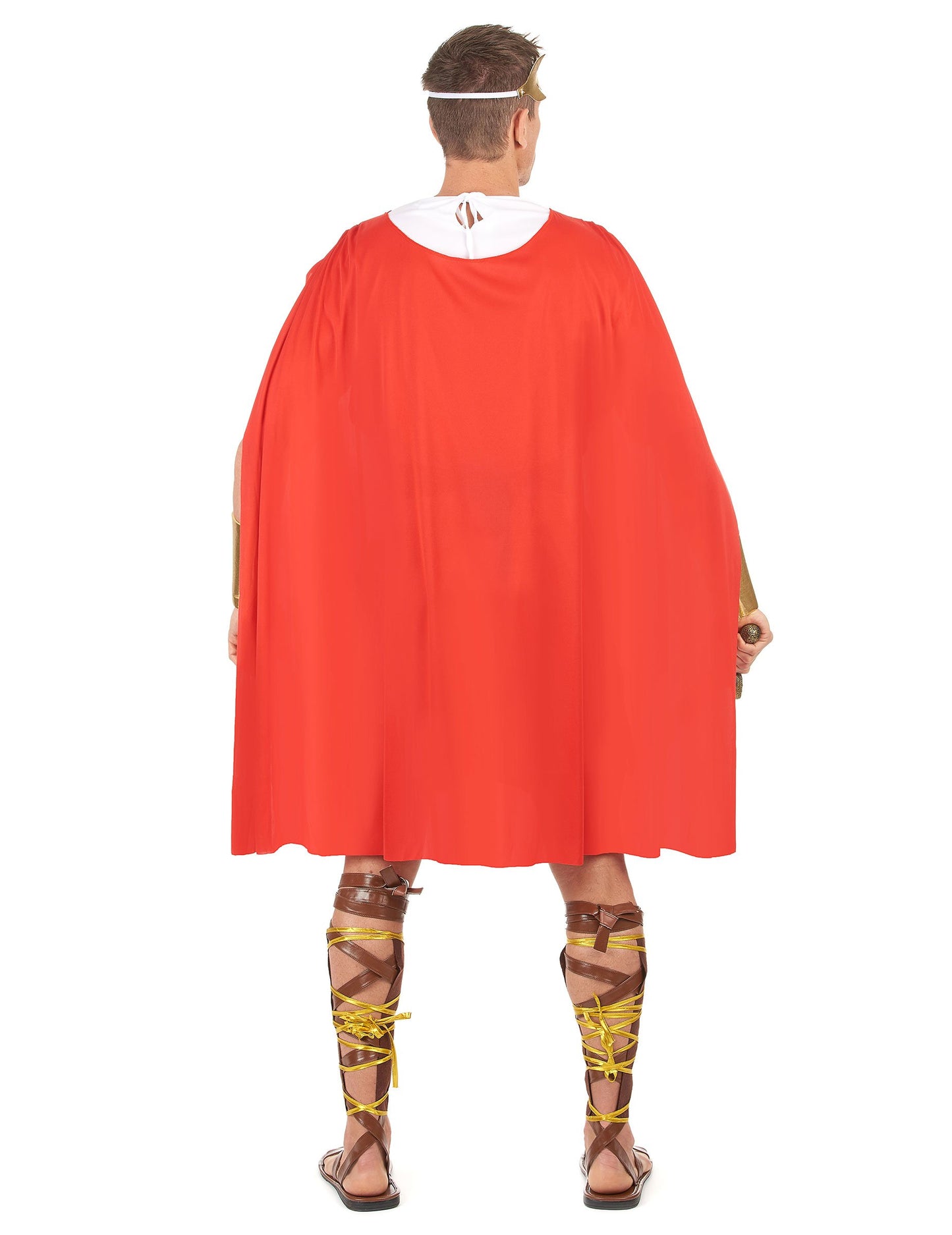 Kostim rimskog gladijatora crveni ogrtač za muškarce