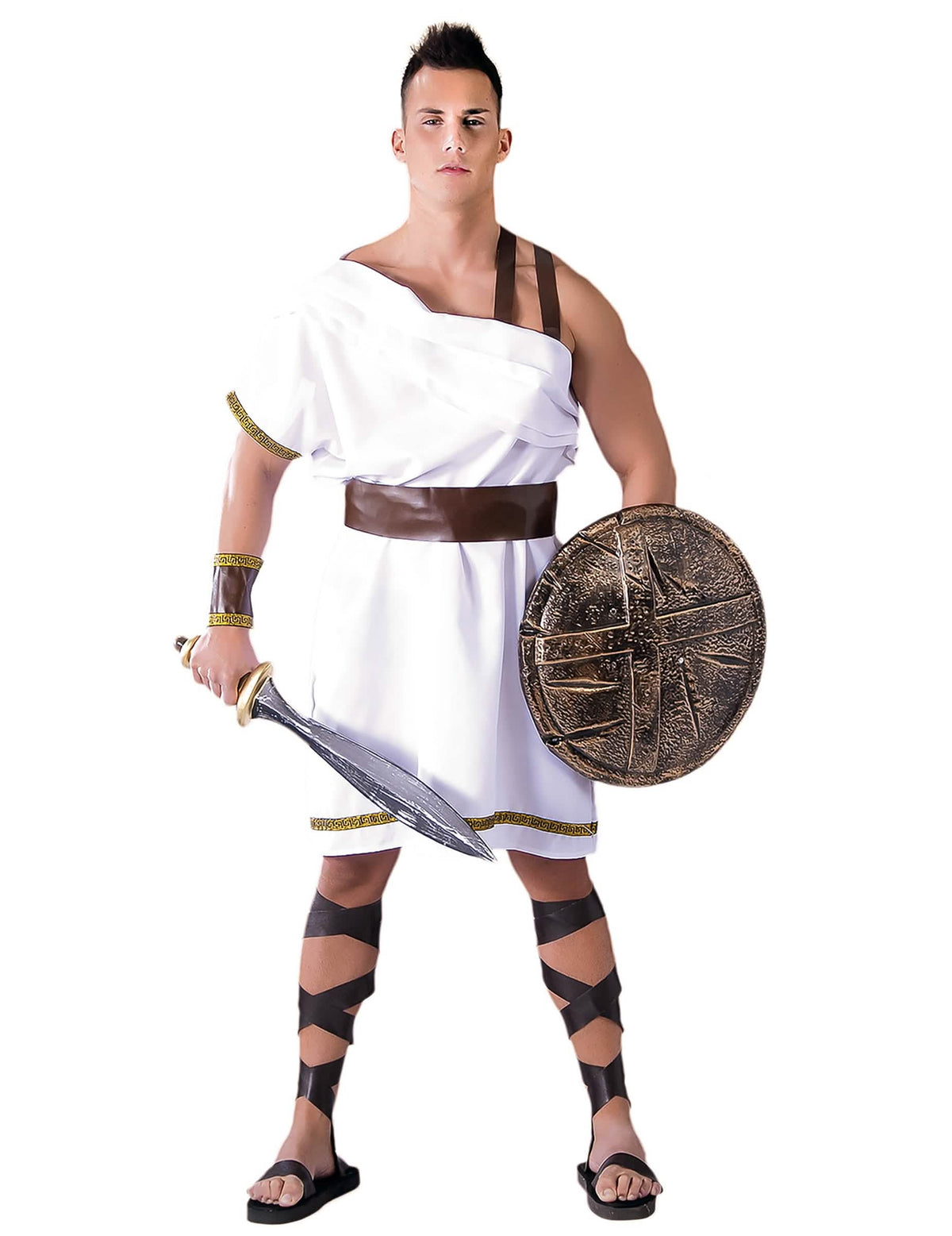 Mač i štit za spartanski kostim za muškarac