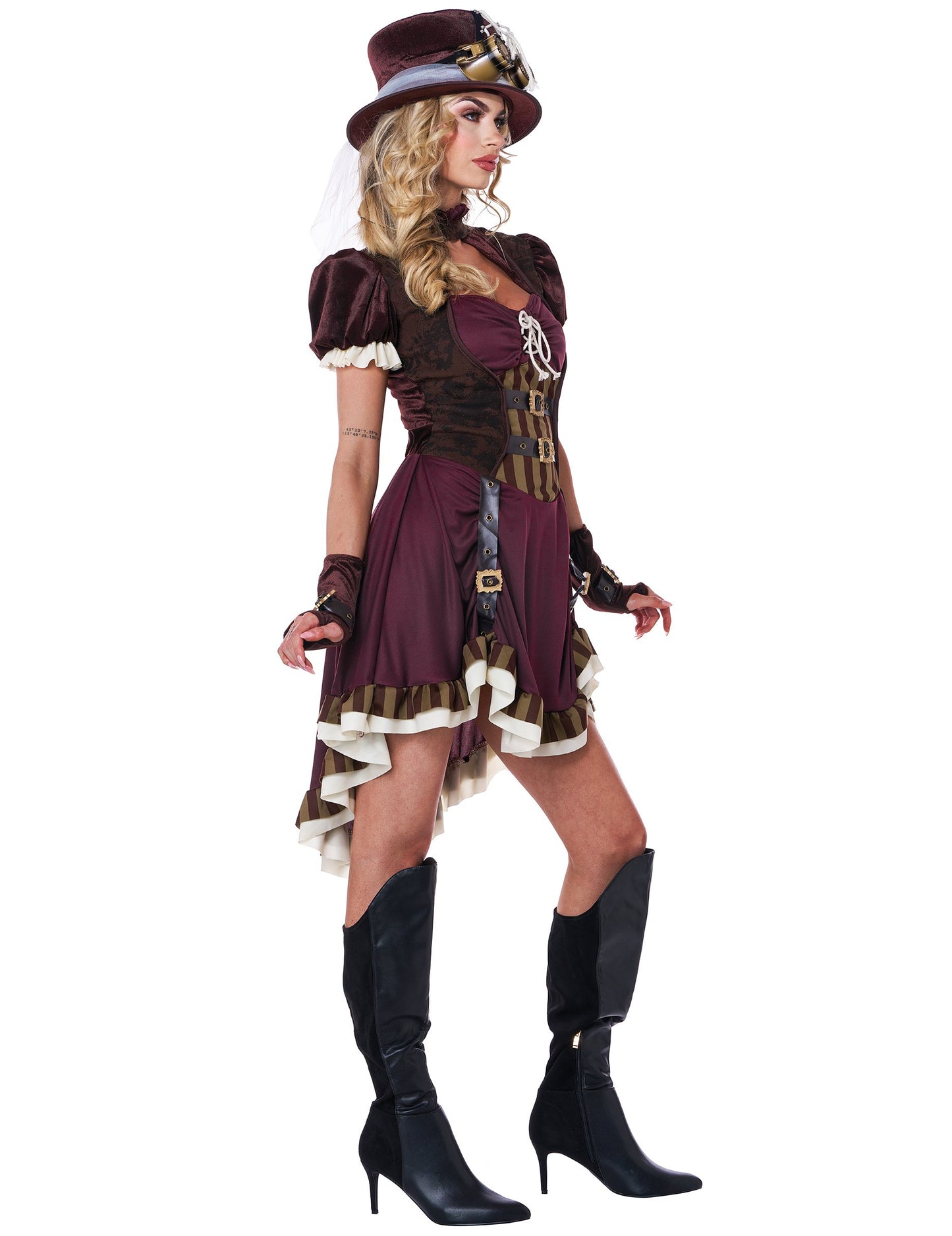 Bordeaux ženska kostim Steampunk