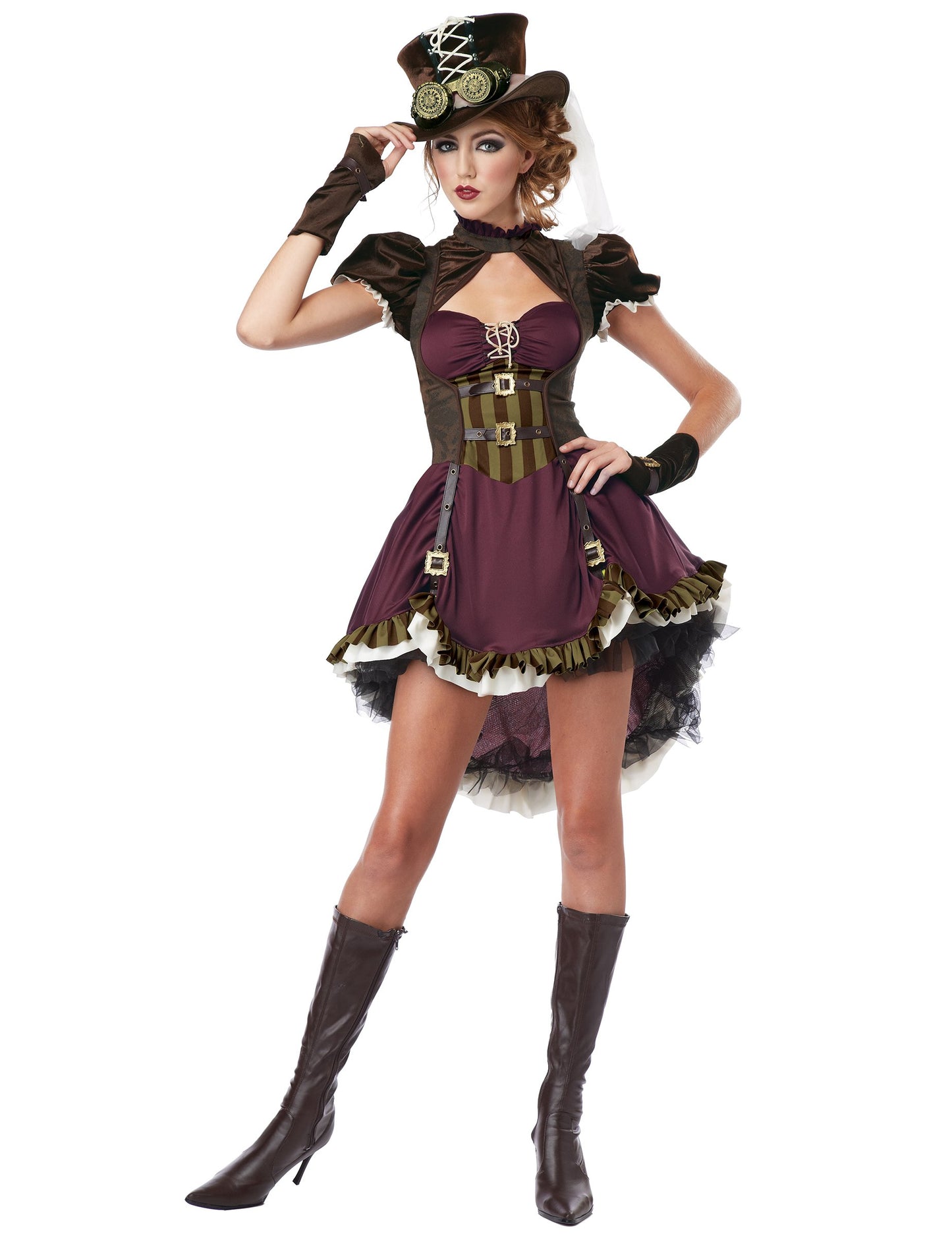 Bordeaux ženska kostim Steampunk