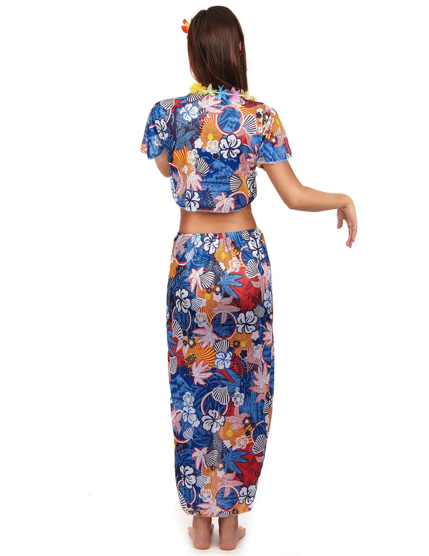 Havajska turista prerušena žena