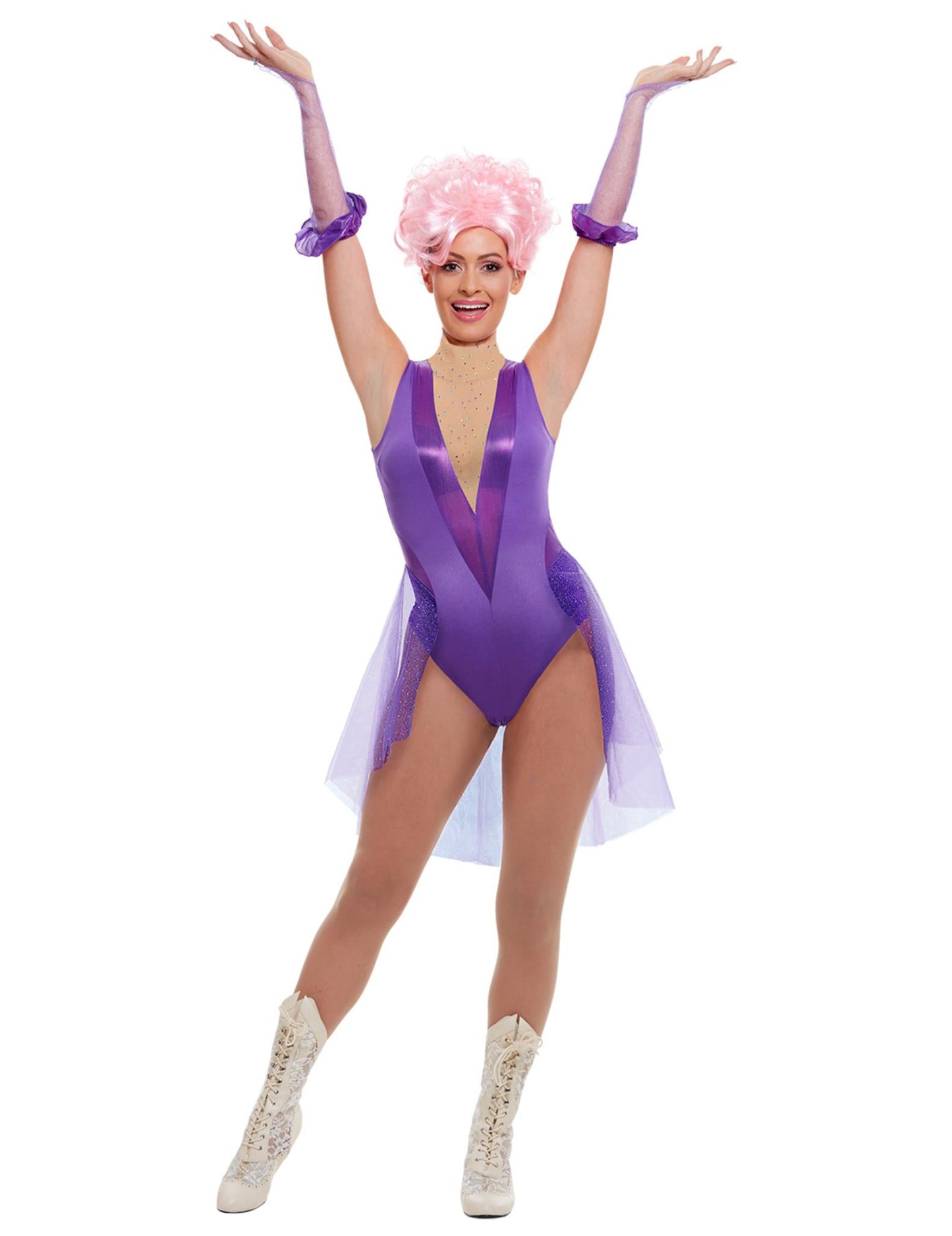 Violet ženski ljubičasti cirkuski krug