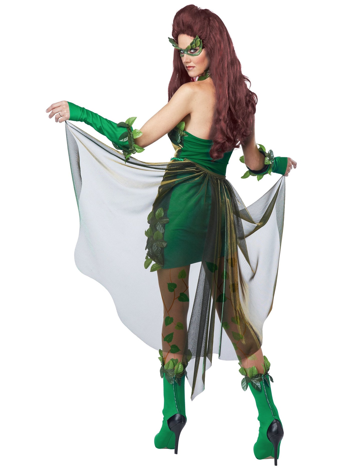 Vilaine otrov žena Zeleni kostim