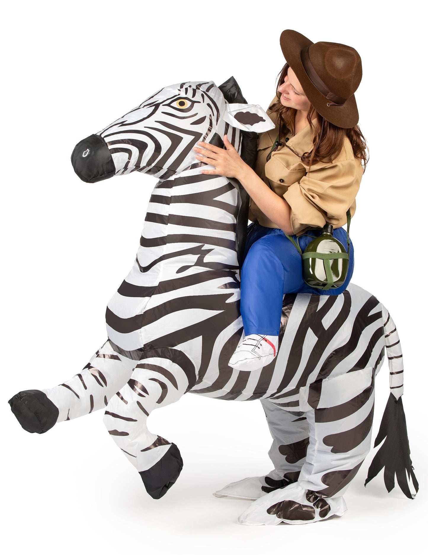 Kostim zebre na napuhavanje odraslih