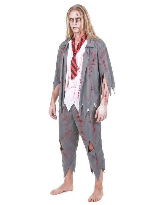 Zombi muški studentski kostim
