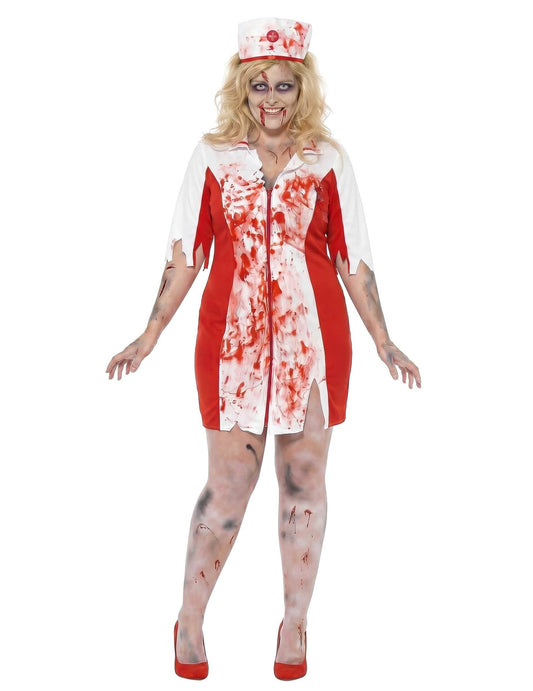 Halloween veliki zombi -nursing zombi prerušen
