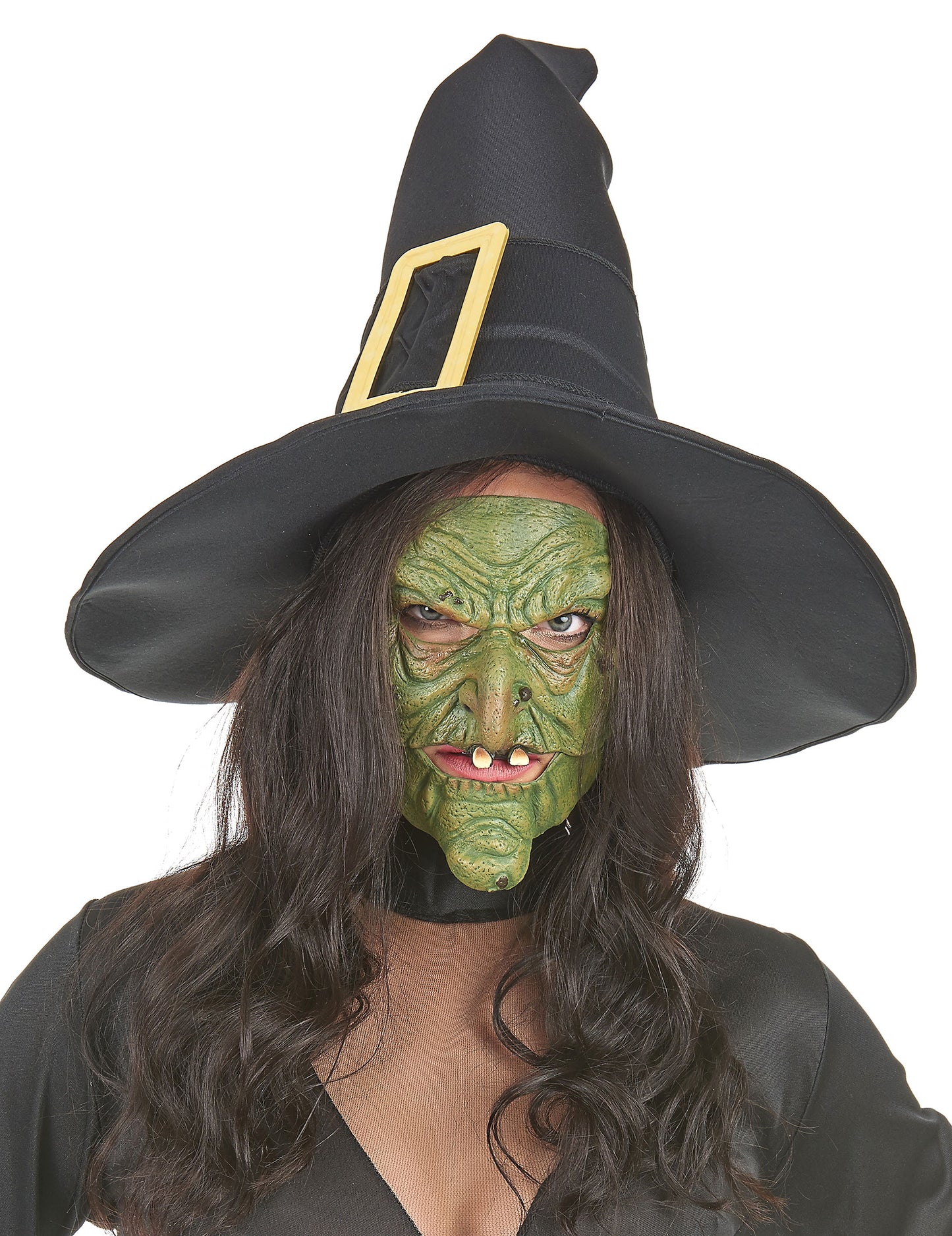 Pola lateks maska Nos i zeleno zeleno vjenčanje menton