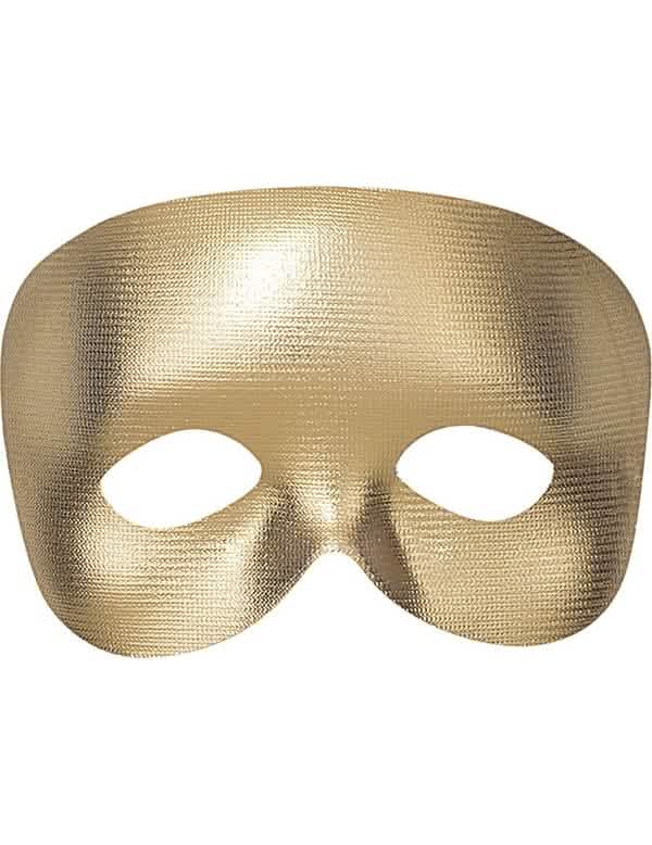 Polumaske zlatna za odrasli s efektom mreže
