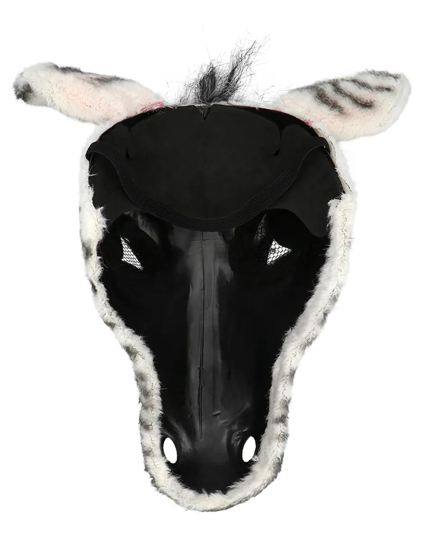 Polumaska od pliša zebra za odrasle