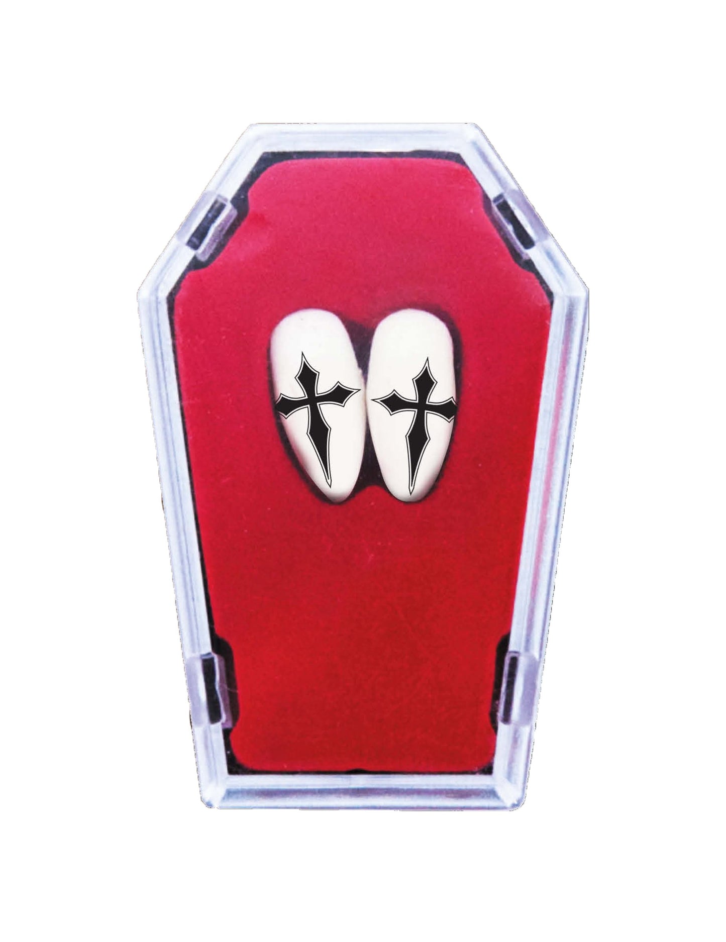 Vampirski zubi s gotičkim križevima