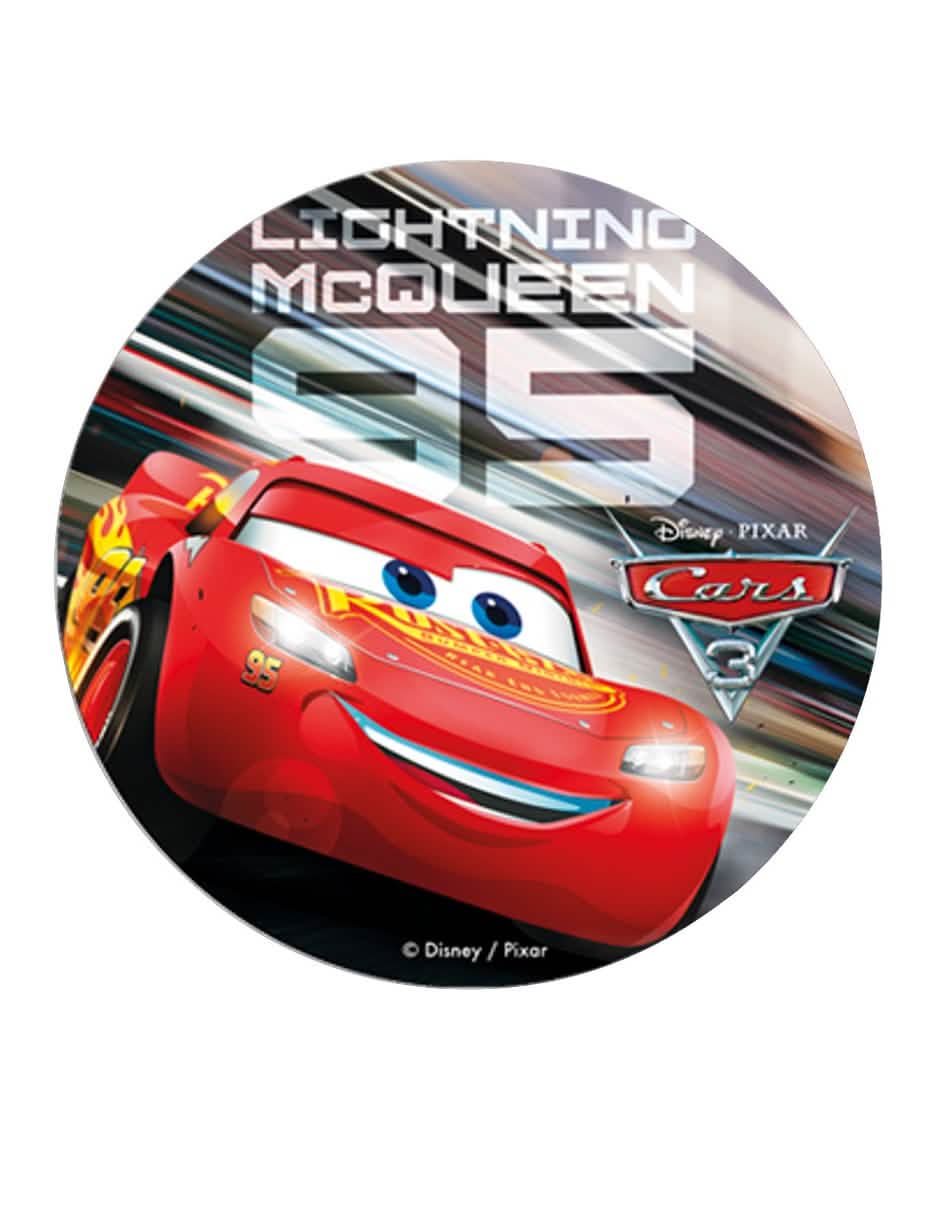 Oblat Cars za dijete crvena s Flash McQueen