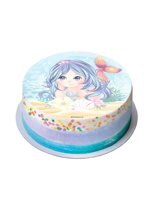 Mise en situation sur un gâteau du disque azyme sirène