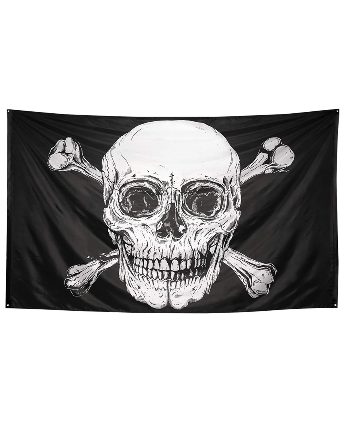 Pirátska zastava Jolly Roger za dekoraciju crno i bijelo