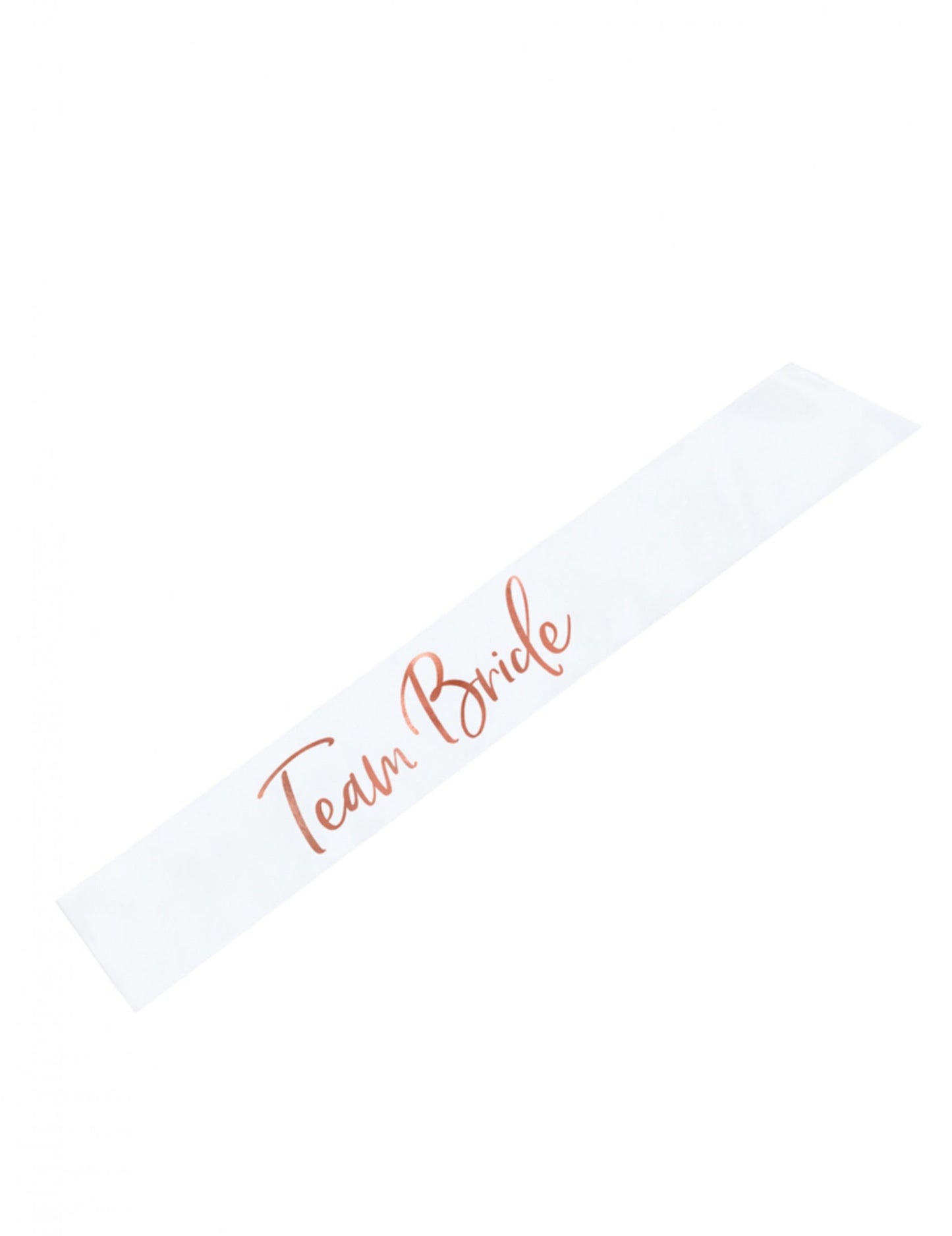 Bijeli evjf saten i ružičasto zlato 75 cm