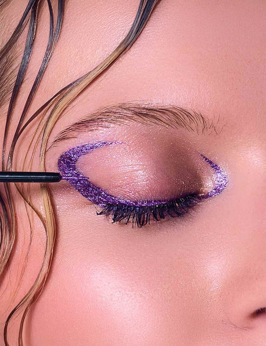 Ljubičasti glitter ajlajner - Si si la paillette™