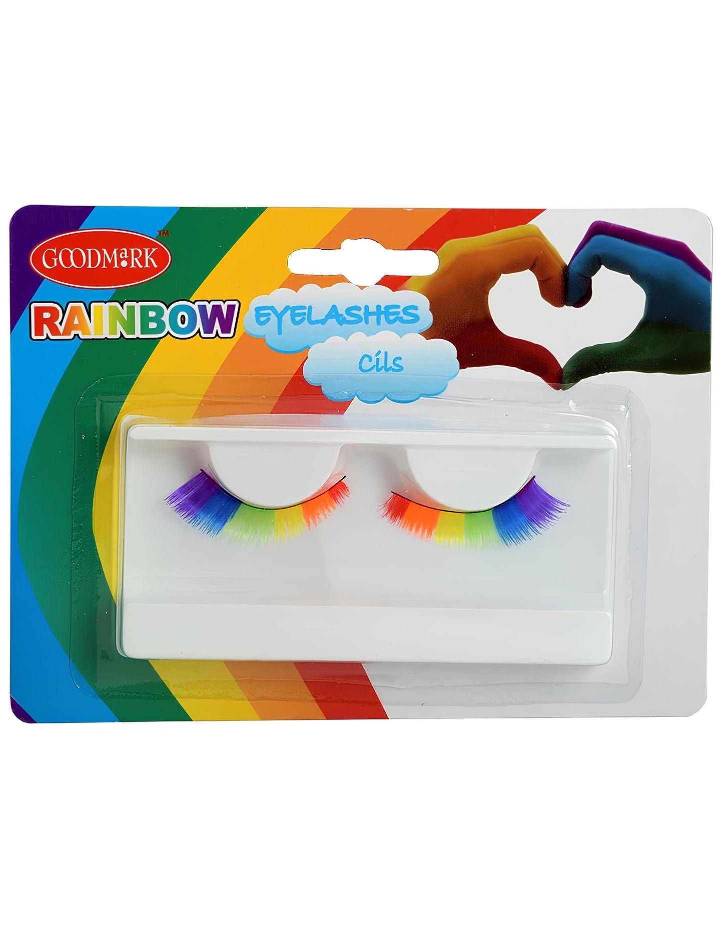 Pakiranje u blisteru lažnih kratkih trepavica u raznim bojama za odrasle dugačke kišobrane