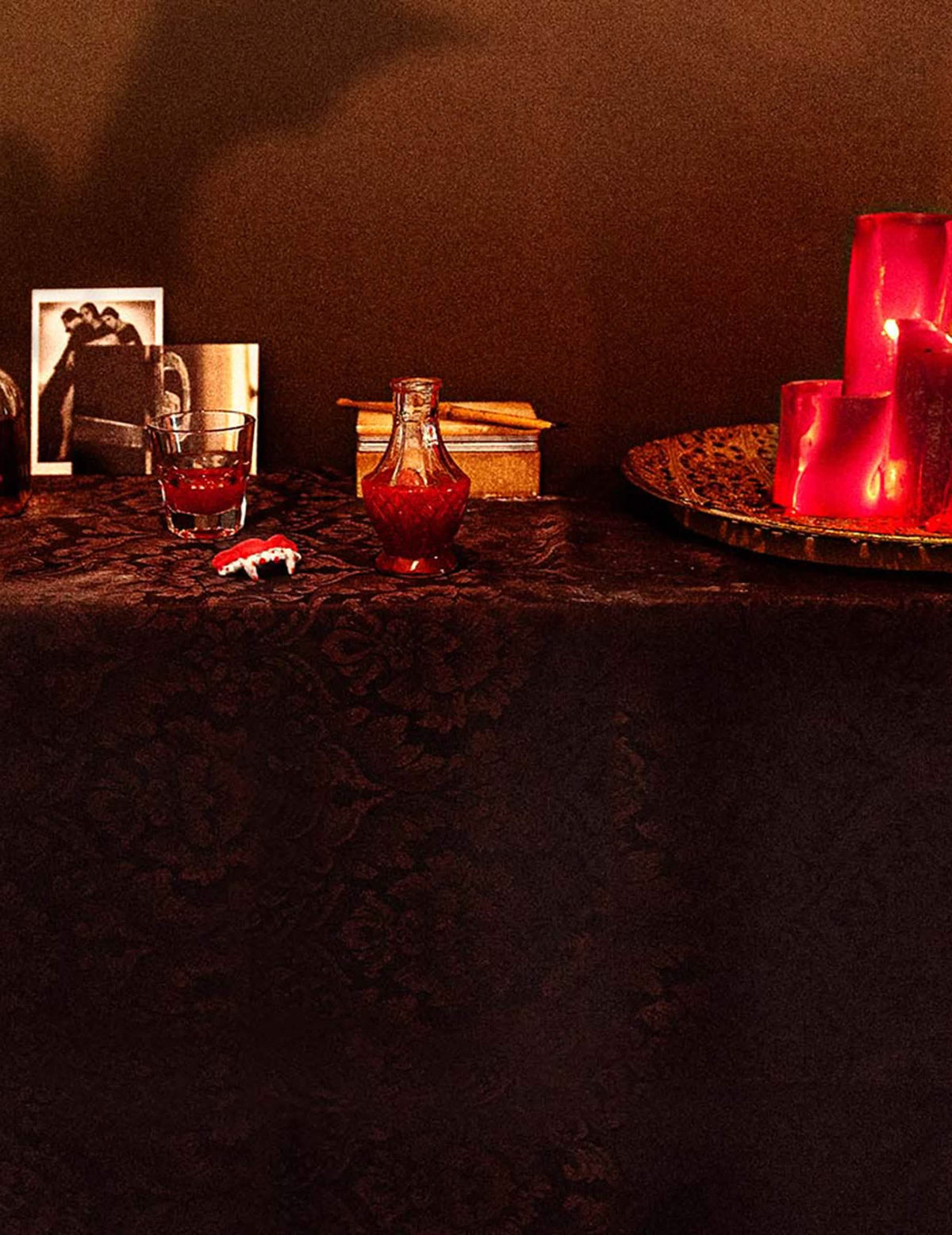 Scenska atmosfera lažne krvi za tekstil halloween