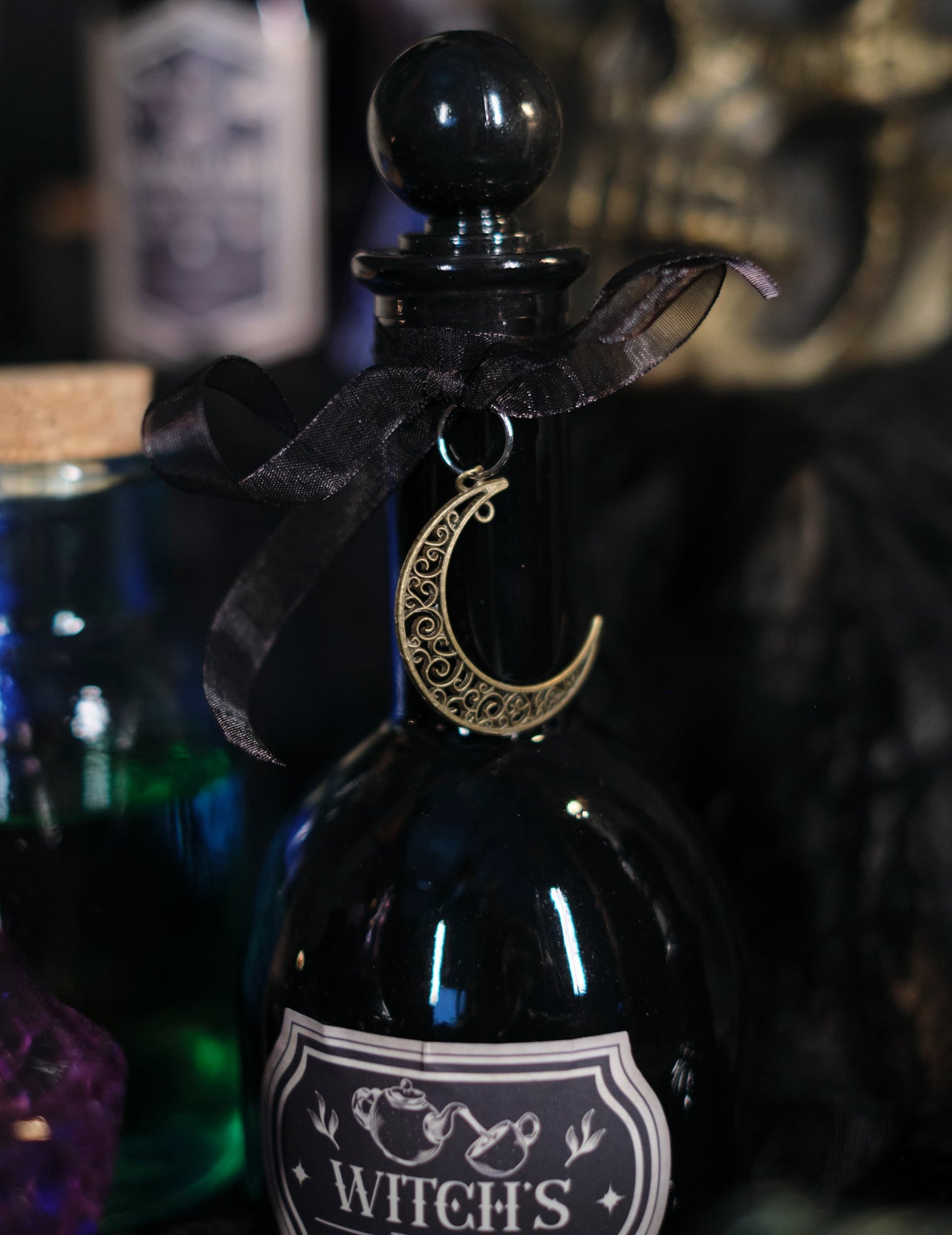 Vještica crna magija bočica 19,5 cm