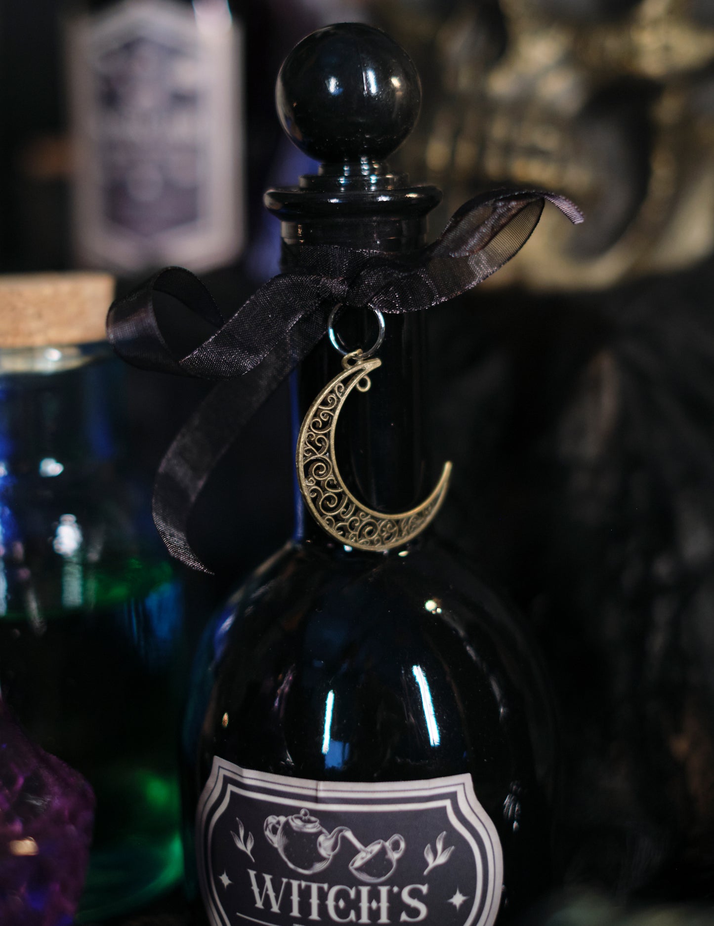 Vještica crna magija bočica 19,5 cm