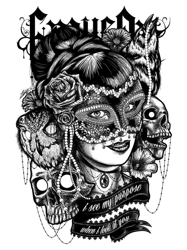 Ženska crno-bijela majica bez rukava