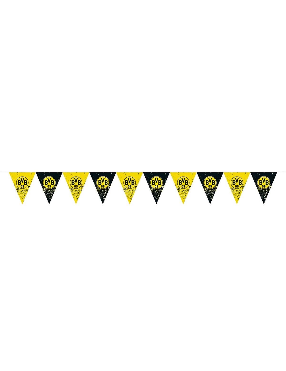 Guirlande à fanions Borussia Dortmund pour supporter jaune et noire
