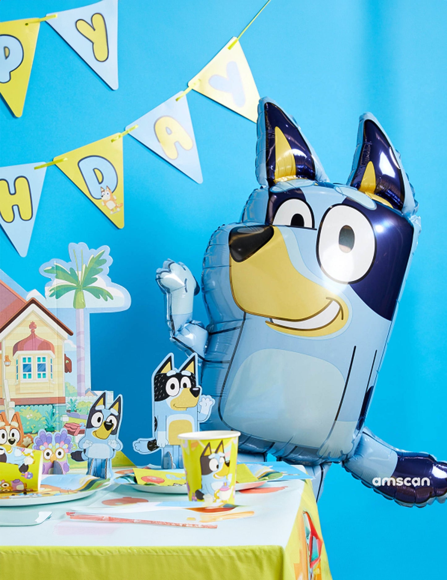 Sretan rođendan Bluey Pennant Garland