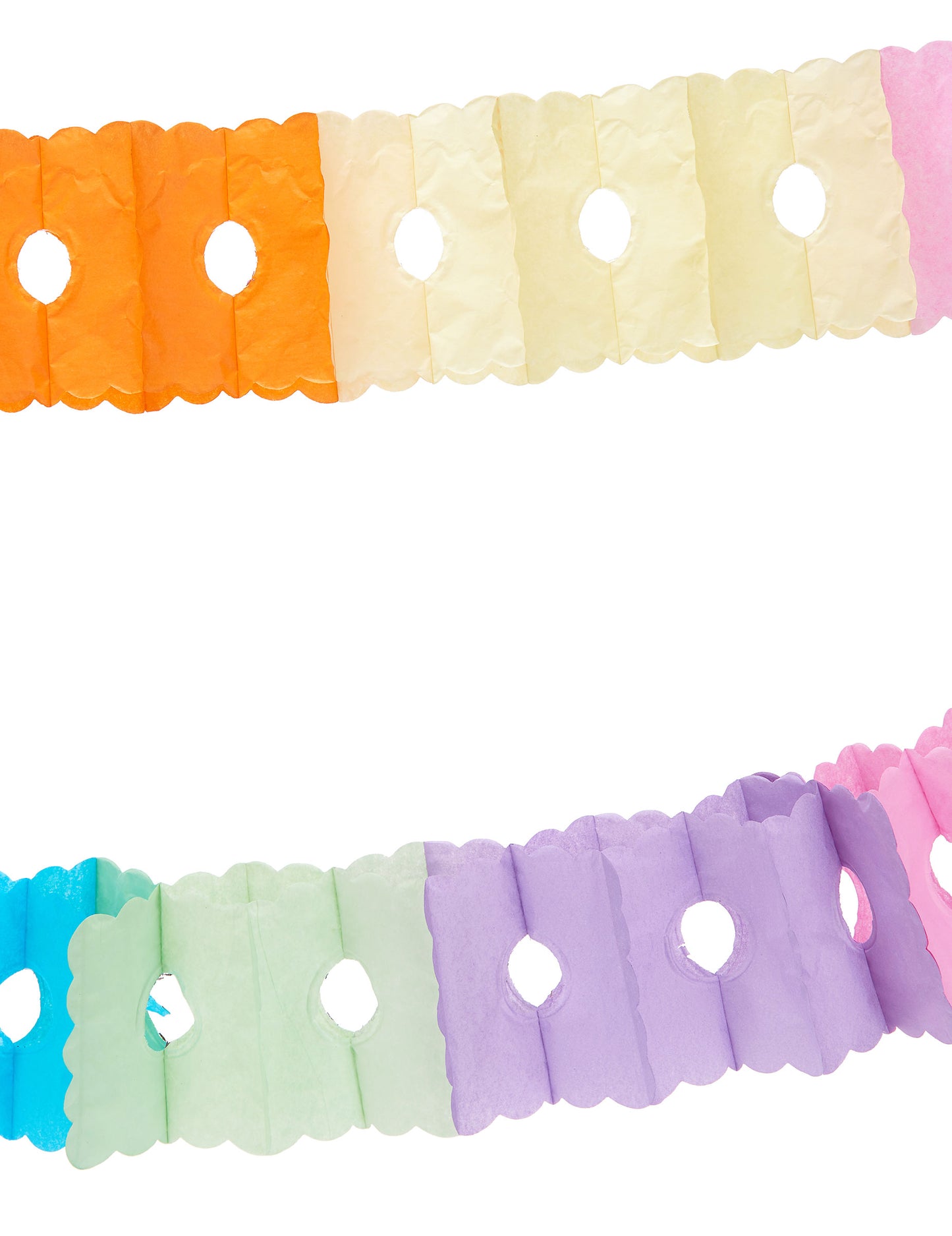 6 m Višebojni papir vijenac