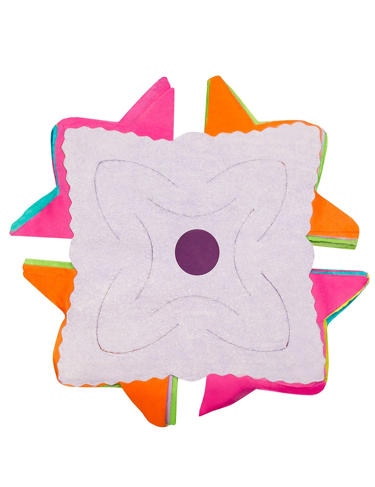 Višebojni uzorak papira