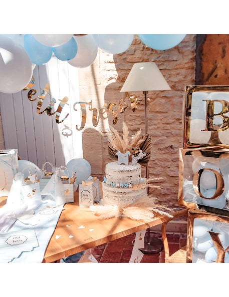 Girlanda Petit Trésor s metalik zlatnim slovima 120 cm