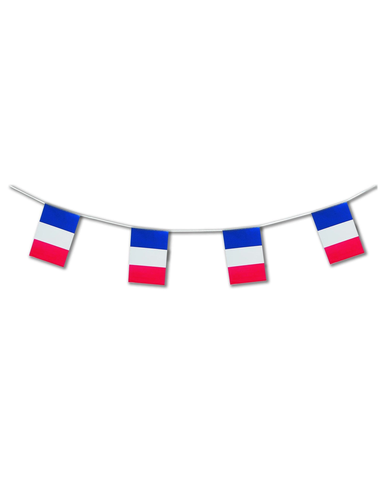 Guirlande plastique France bleu blanc rouge
