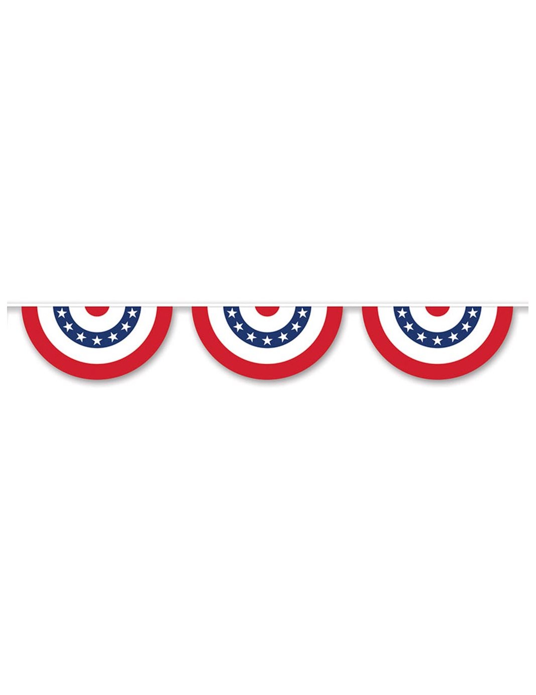 Polu -circle USA Plastic Garland 3,66 m