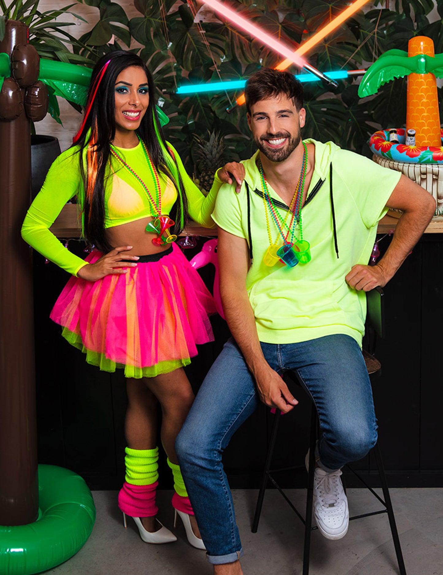 Fluo žuti gamašci žena