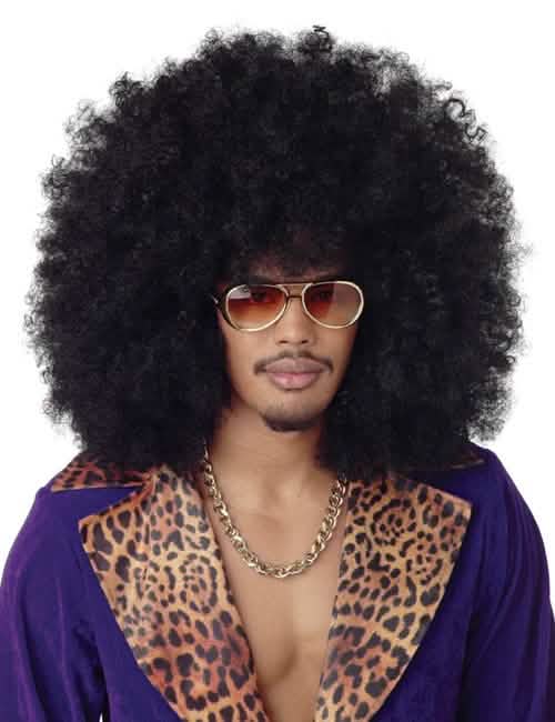 Afro maxi perika za odrasli crna voluminozna
