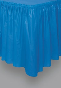 Plava samoljepljiva plastična suknjica za stol 73 x 426 cm