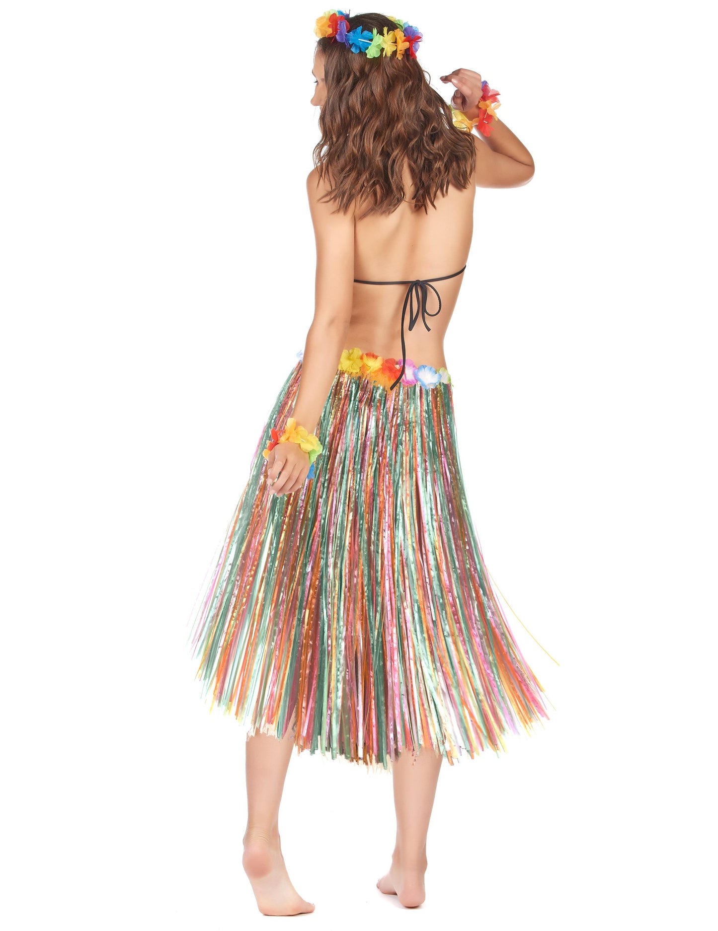 Havajski višebojna suknja žena