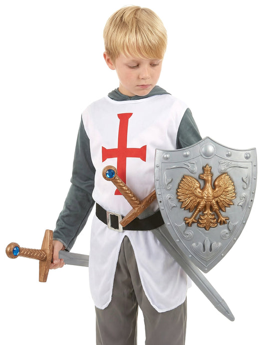 Accessoires portés du kit bouclier et 2 épées de chevalier