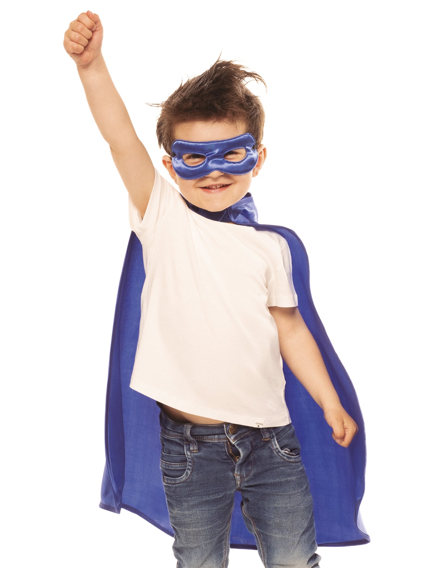 Plavi plašt i maska superheroja za djecu