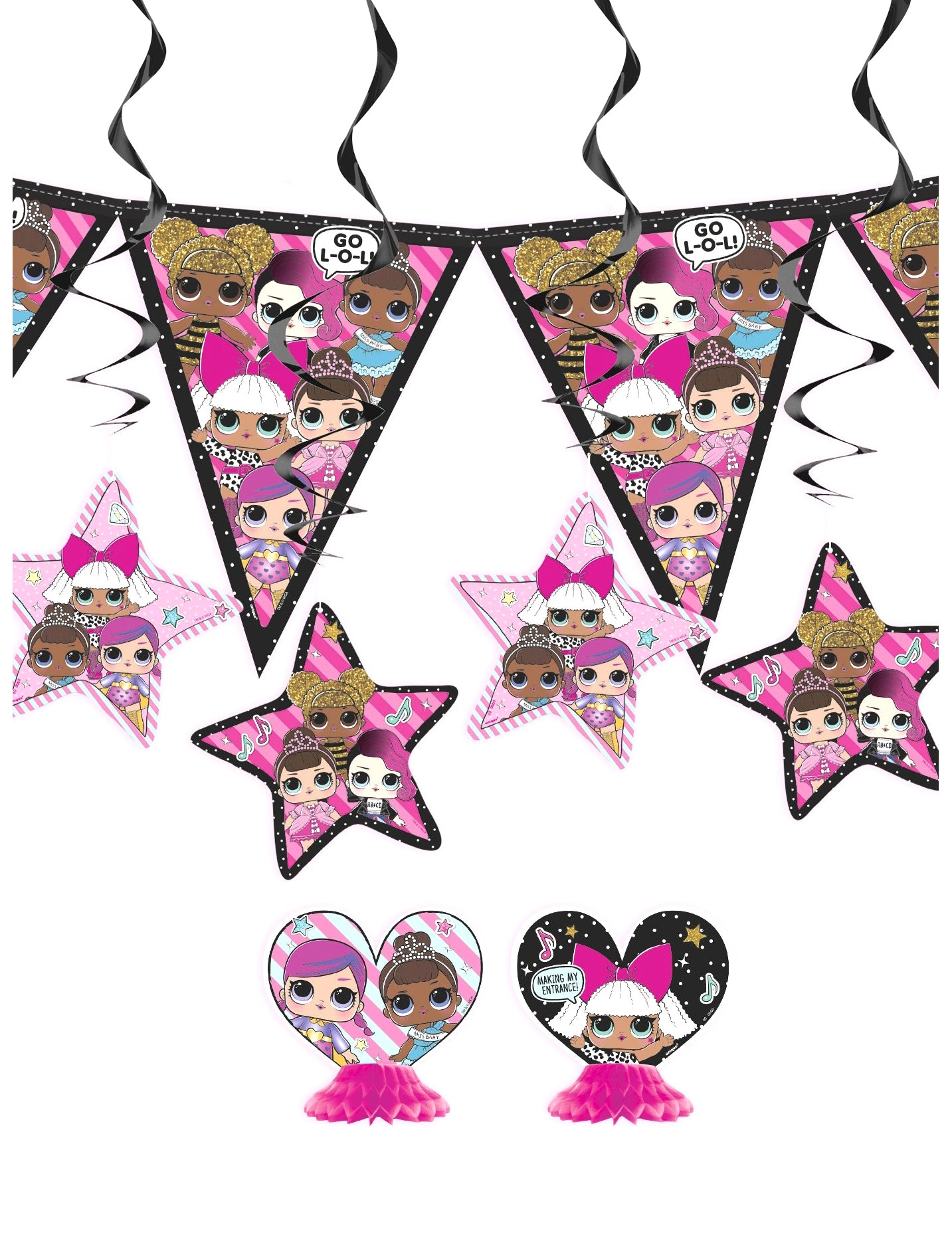 Set za rođendansku dekoraciju LOL Surprise™ 7 dijelova