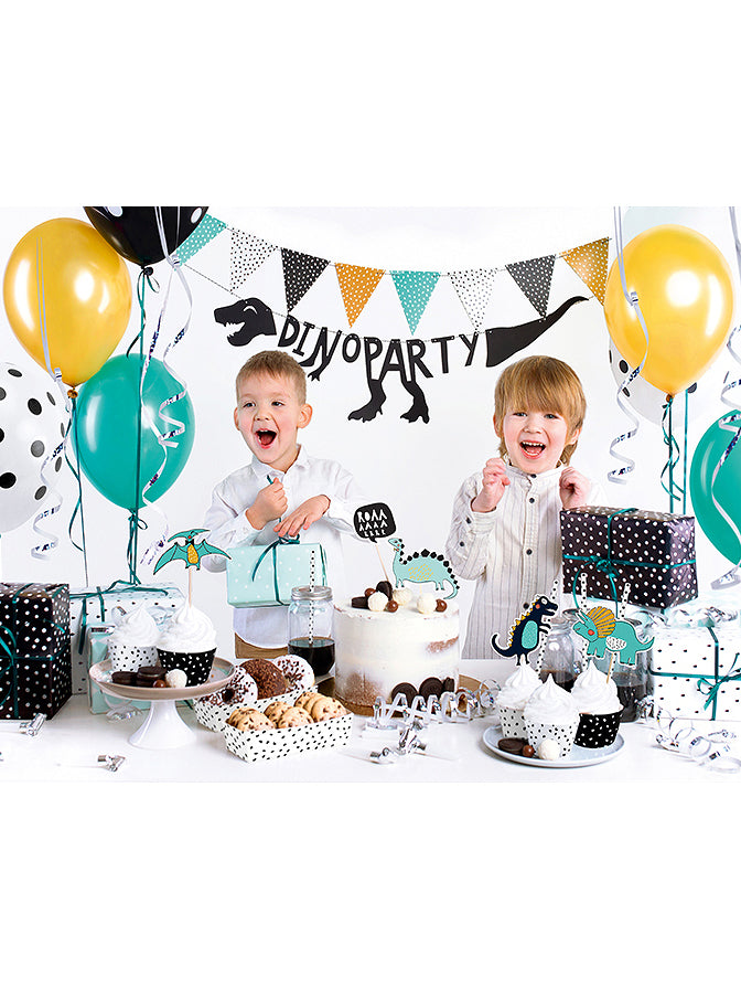 Kompletan set za rođendanske ukrase s dinosaurima od 39 dijelova