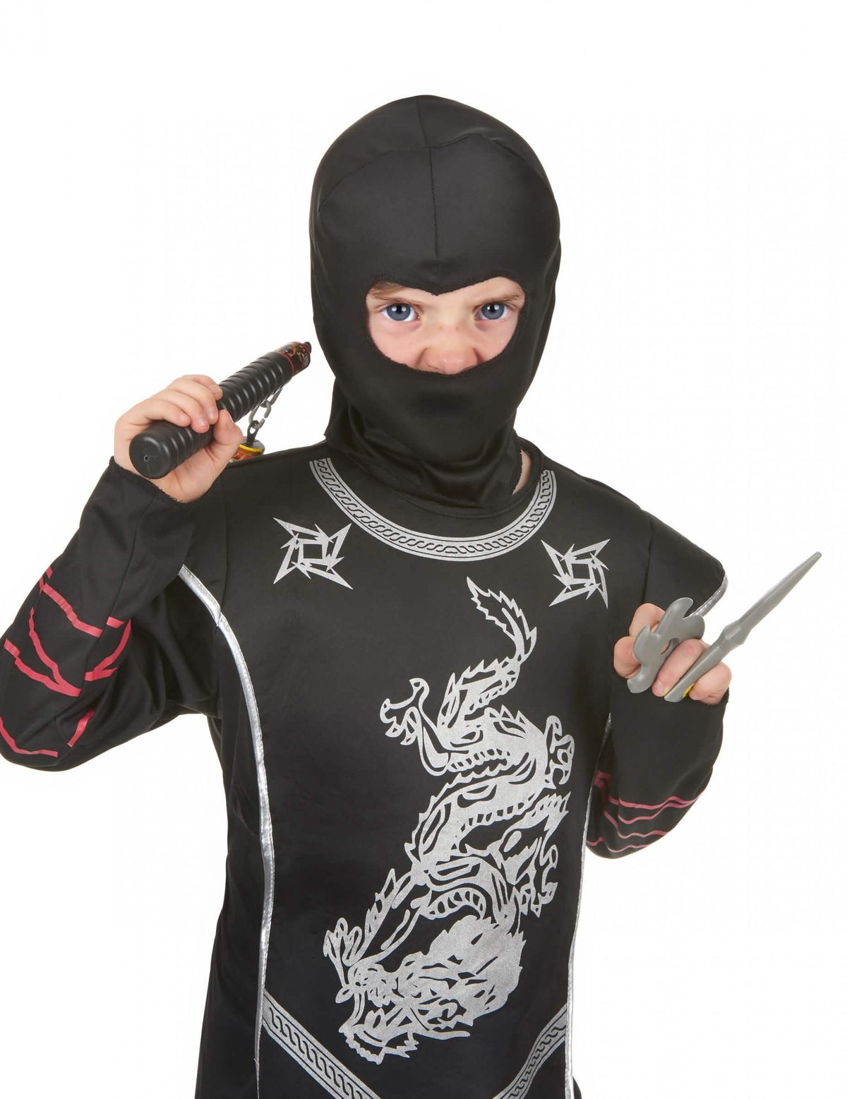 Krupni plan dodataka iz nindže nunchaku kompleta za dijete
