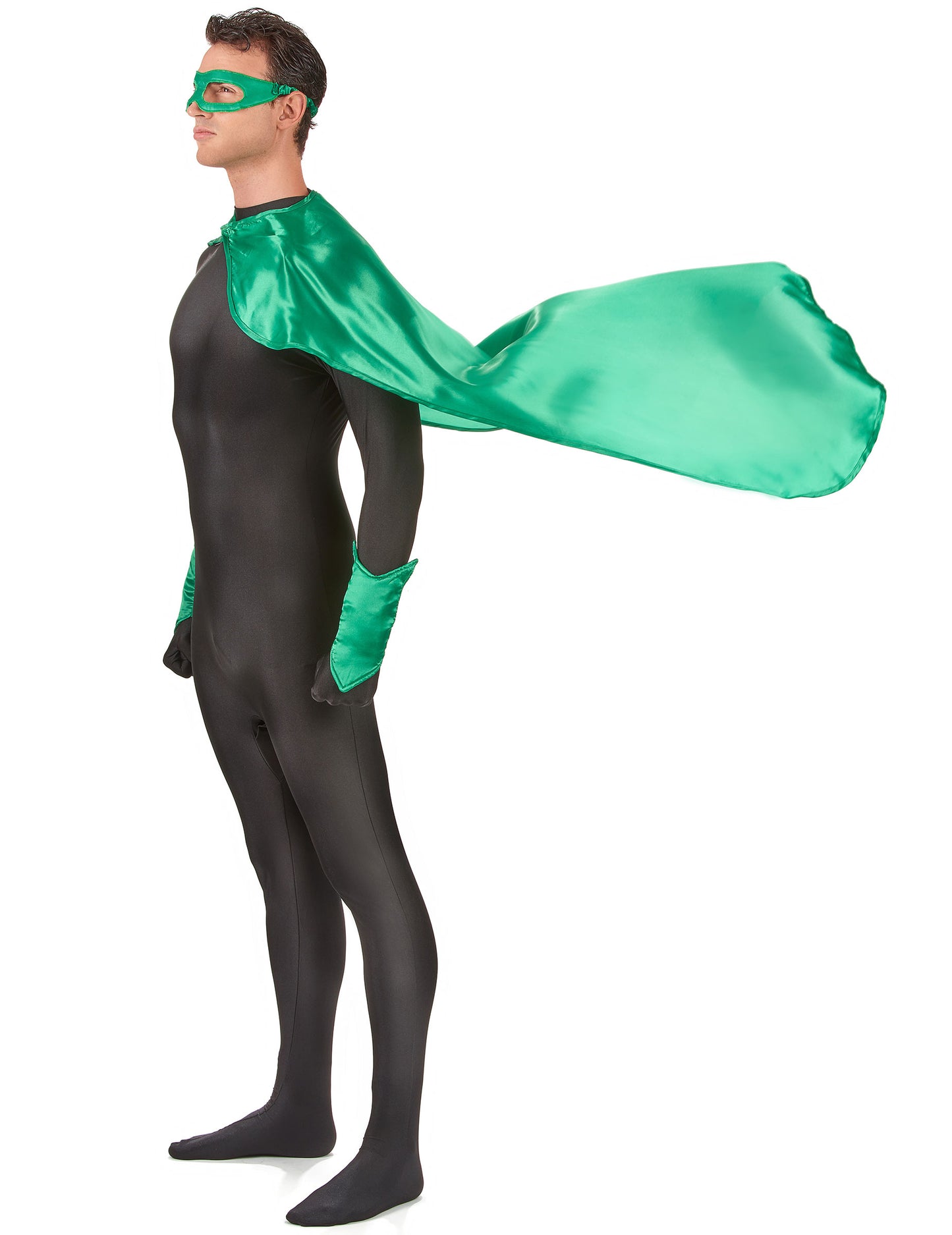 Odrasli zeleni super heroj komplet