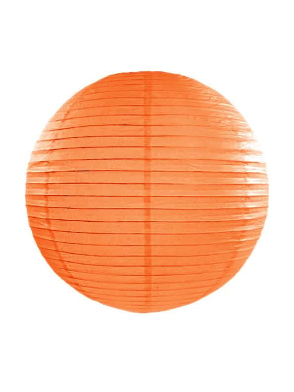 Lanterne japonaise en papier à suspendre orange