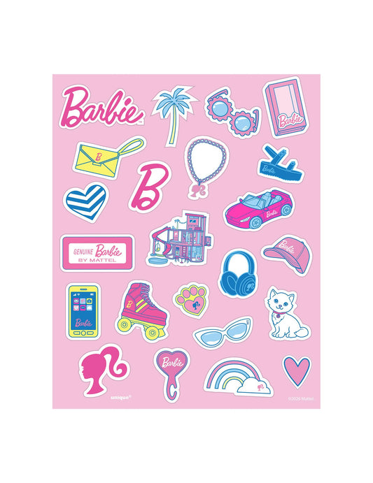 Set od 4 arka Barbie™ naljepnica
