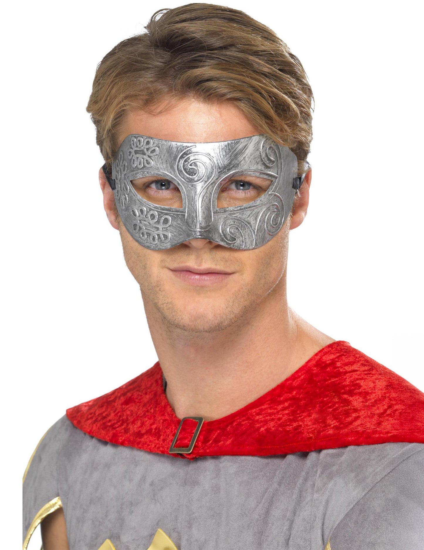 Srebrni metalni maska za odrasle