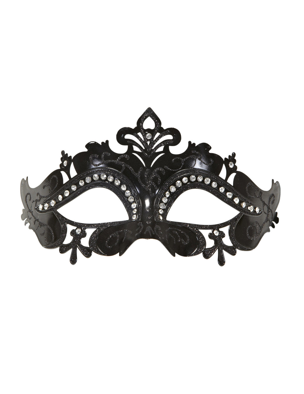 Venitian Wolf Black odrasli rhinestones