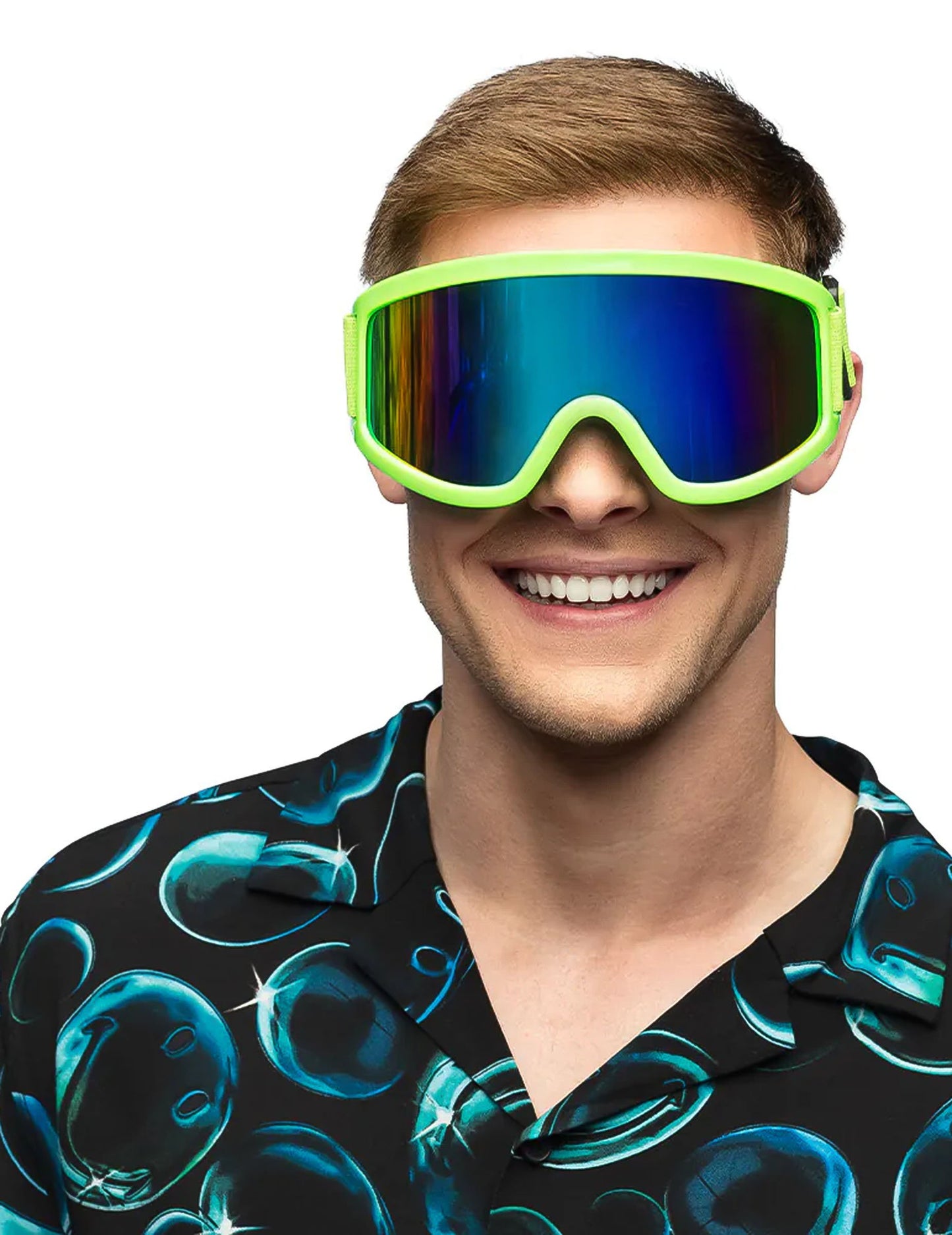 Neonske zelene skijaške naočale za odrasle