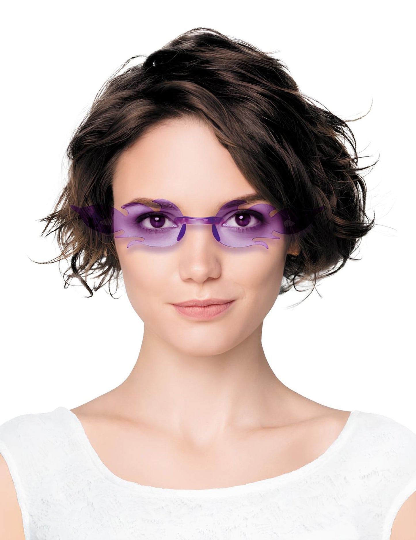 Odrasle naočale s ljubičastim plamenom