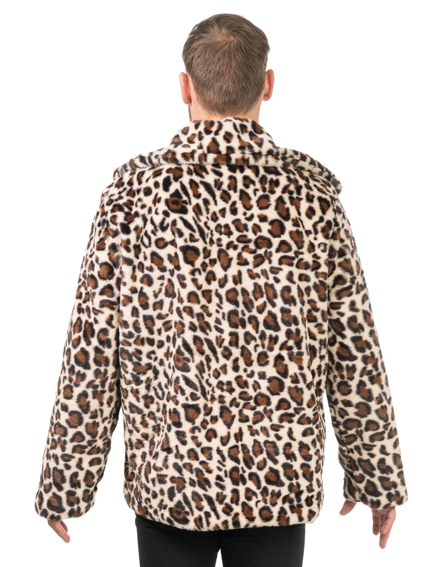 Odrasli leopard lažni krzneni kaput