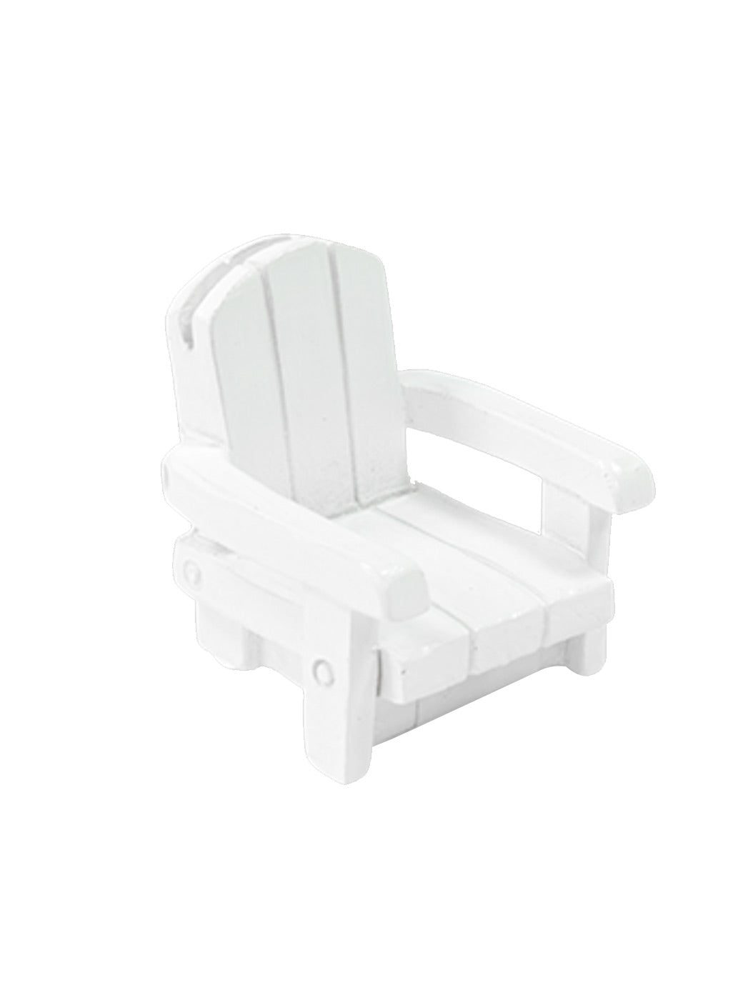 Kartica za mjesto od smole za plažnu stolicu, bijela, 4 x 4,5 cm ukras za stol